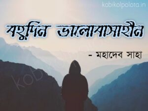 Bohudin Valobasahin kobita lyrics বহুদিন ভালোবাসাহীন কবিতা - মহাদেব সাহা