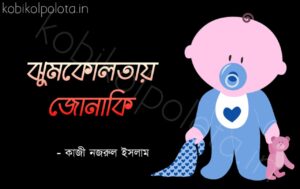 Bengali Poem, Jhumkolotay jonaki kobita lyrics written by Kazi Nazrul Islam বাংলা কবিতা, ঝুমকোলতায় জোনাকি লিখেছেন কাজী নজরুল ইসলাম।