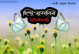 Hindu Muslim somporko kobita হিন্দু-মুসলিম সম্পর্ক কবিতা