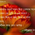 আমার খেলা যখন ছিল তোমার সনে - রবীন্দ্রনাথ ঠাকুর Amar khela jokhon chilo tomar sone Rabindranath Tagore