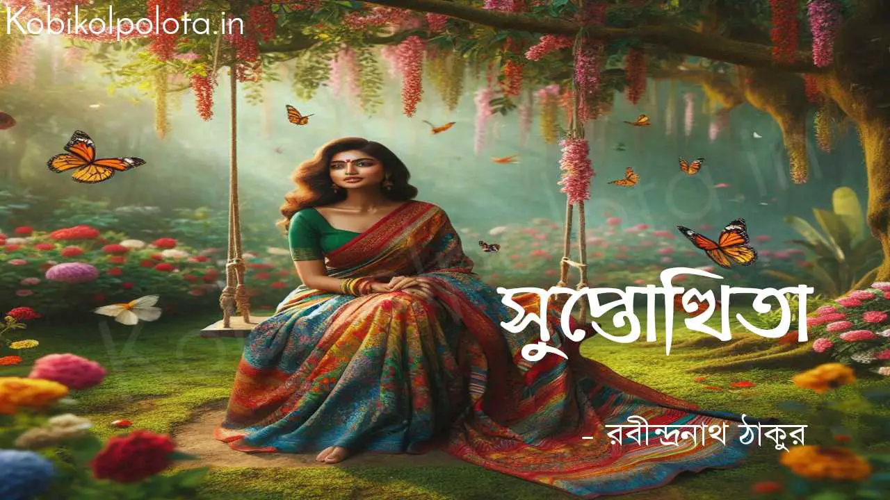 সুপ্তোত্থিতা (কবিতা) - রবীন্দ্রনাথ ঠাকুর Suptothita poem Rabindranath Tagore 